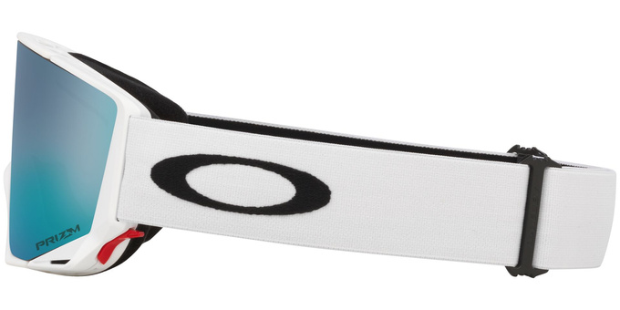 Brille Oakley Flow Scape L Matte White/Prizm Snow Sapphire Iridium + Additional lens Prizm Snow Iced Iridium - 2025/26