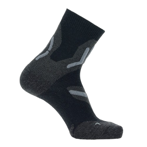 Outdoor Socken UYN Man Trekking 2in Merino Socks Black/Grey 