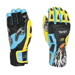 Gloves Level SQ CF Yellow/Blue - 2025/26