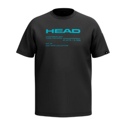 HEAD Race T-shirt Junior Black  - 2025/26
