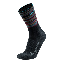 Outdoor Socken UYN Woman Biotrek Heavy Duty Socks Black/Multicolor