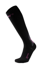 Skisocken UYN Woman Ski One Alpine Merino Socks Black/Pink - 2025/26