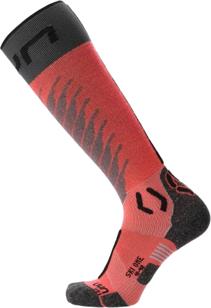 Skisocken UYN Woman Ski One Merino Pink/Black - 2025/26
