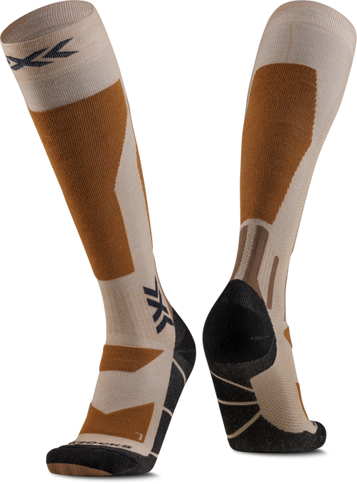 Socken X-SOCKS SNOWBOARD DISCOVER OTC SAND/DARK SAND - 2025/26