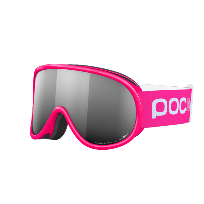 Goggles POC Pocito Retina Fluorescent Pink/Partly Sunny Silver - 2025/26