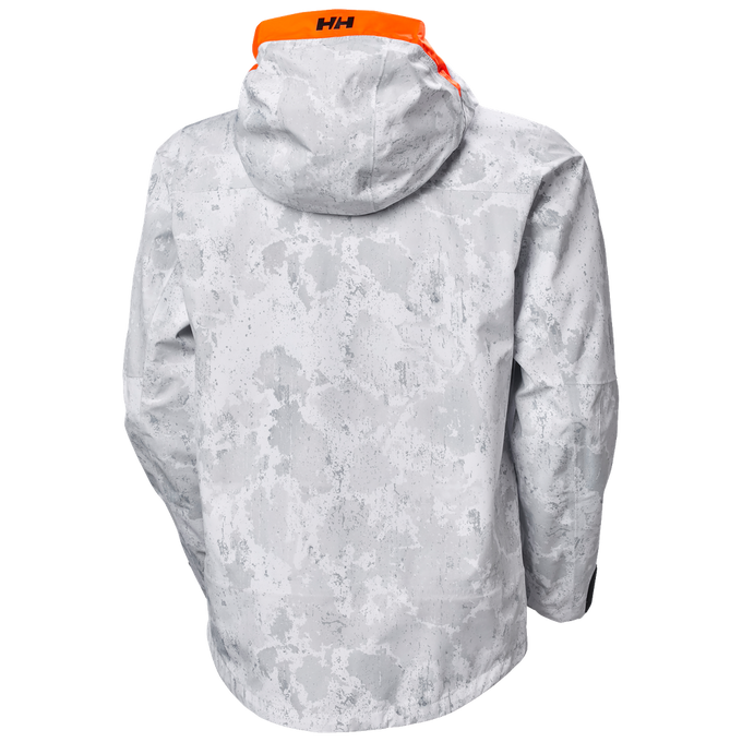 Ski jacket Helly Hansen Sogn Shell 2.0 Jacket Grey Fog Snow Camo Aop - 2024/25 