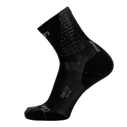 Laufsocken UYN Man Run Fit Socks Black/Mouse