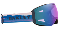 Brille Oakley Flight Deck Pro M Mikaela Shiffrin Sig/Prizm Snow Iced Iridium + Additional lens Prizm Snow Sapphire Iridium - 2025/26