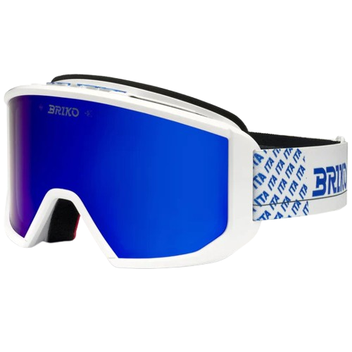 Brille Briko Vulcano Mask Italia White/Science Blue - 2025/26