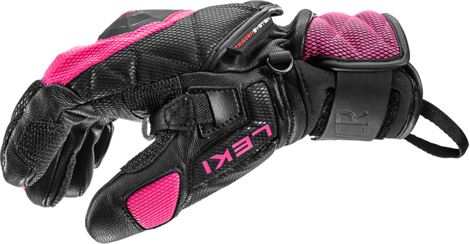 Handschuhe LEKI WCR Venom 3D Junior Pink - 2025/26