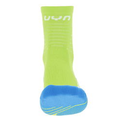Laufsocken UYN Man Run Fit Socks Lime/Blue