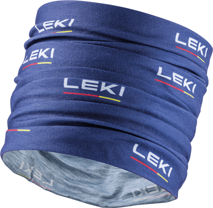 Sturmhaube LEKI Multiscarf Blue/White