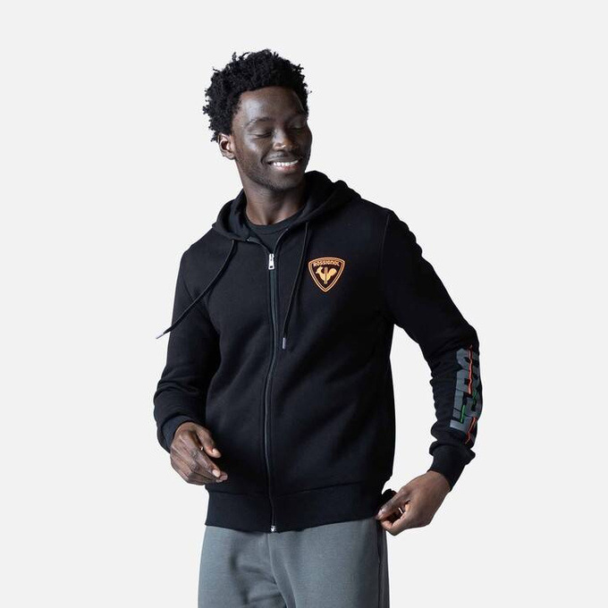 Hoodie Rossignol Hero FZ Hoodie Black - 2023/24