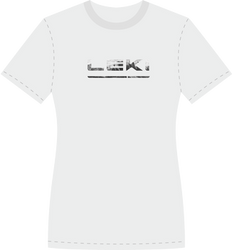 LEKI Woman Logo T-Shirt White/Black - 2022