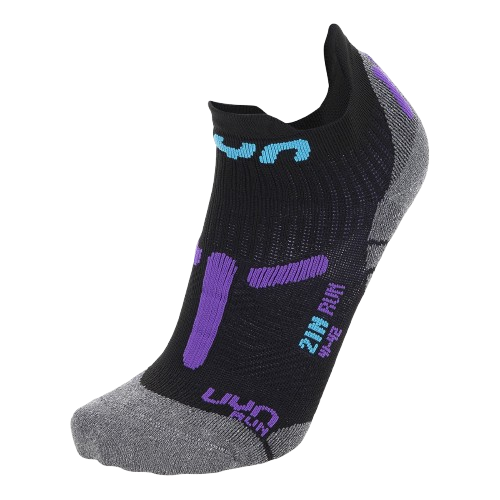Outdoor Socks UYN Woman Run 2IN Socks Black/Violet