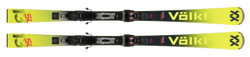 Skis Volkl Racetiger SL + RMotion T 12 Black/Flo-Red - 2025/26