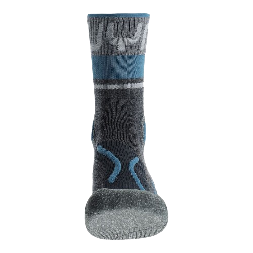 Outdoor Socks UYN Man Trekking One Merino Socks Anthracite/Blue