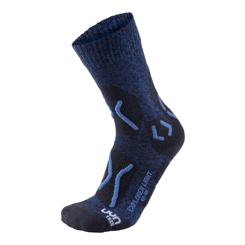 Outdoor Socken UYN Trekking Explorer Light Man Dark Blue/Indigo 