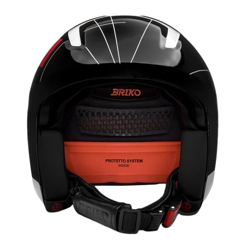 Helmet Briko Volcano 2.0 Graphik Italia Mips Shiny Black/White - 2025/26