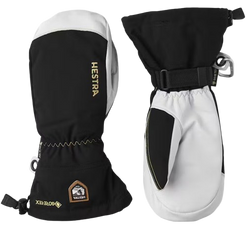 Gloves Hestra Army Leather Gore-Tex Mitt Black/Natural Grey - 2025/26