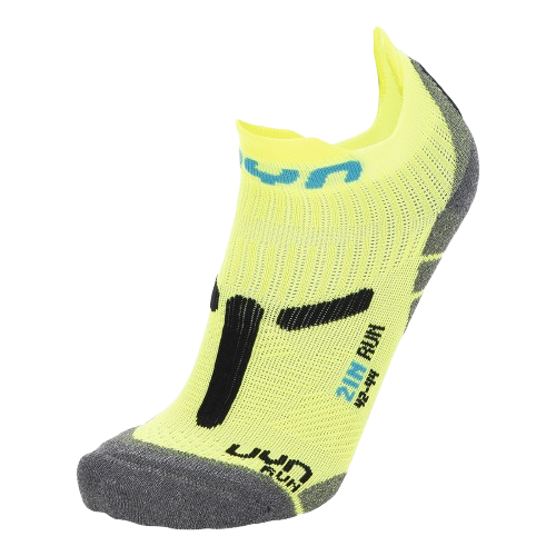 Laufsocken UYN Man Run 2IN Socks Yellow Fluo/Black