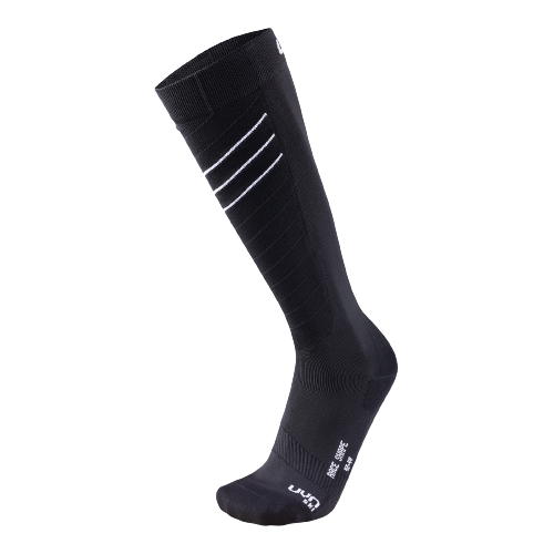 Skisocken UYN Woman Ski Race Shape Black/White - 2025/26
