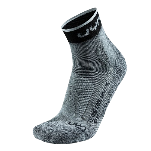 Outdoor Socks UYN Man Trekking One Low Cut Socks Grey/Black