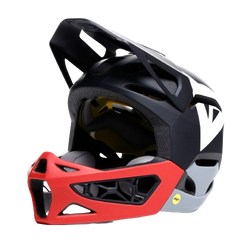 Cycling helmet Dainese Linea 01 Mips Mono Matt Black/Red/Nardo Grey