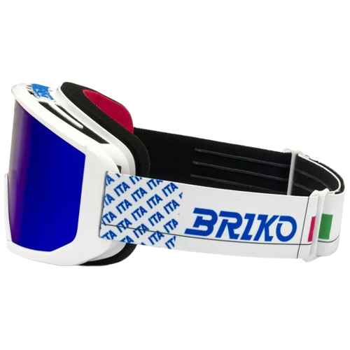 Brille Briko Vulcano Mask Italia White/Science Blue - 2025/26