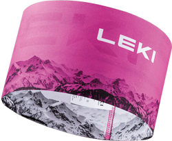 Stirnband LEKI XC Headband Neonpink/White