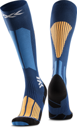 Ski socks X-Socks Ski Perform OTC WMN X Marine/Orange - 2025/26