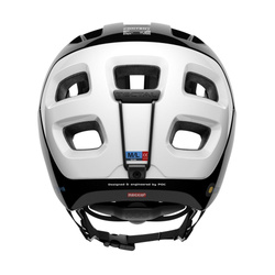 Fahrradhelm POC TECTAL RACE SPIN URANIUM BLACK/HYDROGEN WHITE - 2021