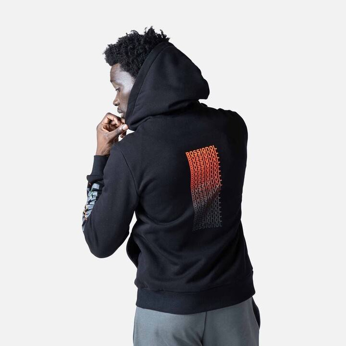 Hoodie Rossignol Hero FZ Hoodie Black - 2023/24