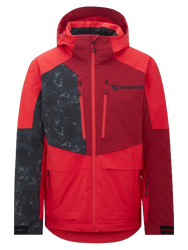 Skiing jacket Ziener Trivor Junior Padded Red Black Foggy - 2024/25