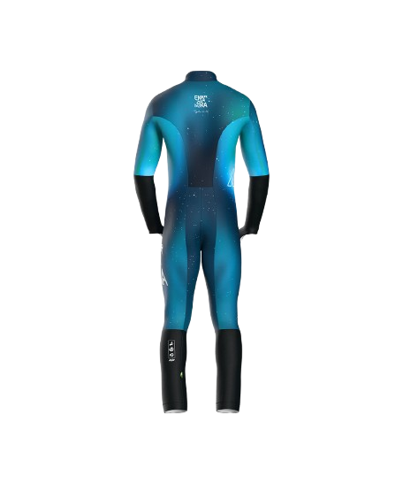 Rennanzug Energiapura Aurora PRO/Aurora Blue (insulated, padded) - 2025/26