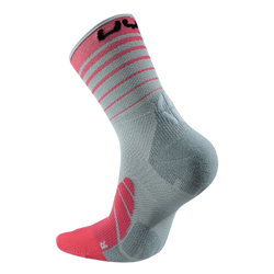 Outdoor Socks UYN Woman Runner's Five Socks Light Grey/Pink