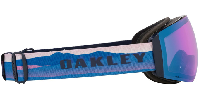 Brille Oakley Flight Deck Pro M Mikaela Shiffrin Sig/Prizm Snow Iced Iridium + Additional lens Prizm Snow Sapphire Iridium - 2025/26