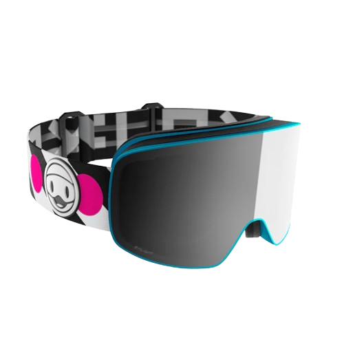 Goggles Flaxta Prime Kids Black/Pink/Silver - 2025/26
