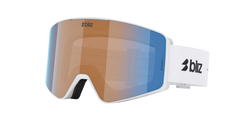 Brille Bliz G001 Matte White Frame/Nano Optics Orange With Blue Multi Lens - 2025/26