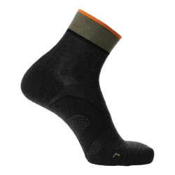 Outdoor Socks UYN Man Trekking One Low Cut Socks Anthracite/Green