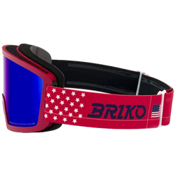 Googles Briko Frostbite USA Matt Red/Tanganora Blue - 2025/26