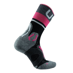 Outdoor Socken UYN Woman Trekking One Merino Socks Black/Pink