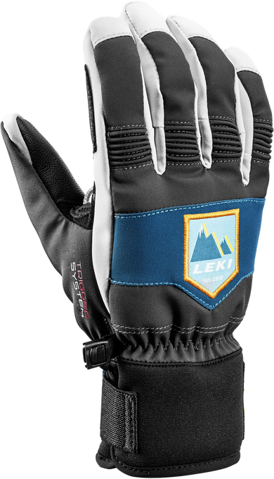 Handschuhe LEKI Patrol 3D Junior Graphite/Petrol - 2023/24