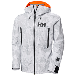Ski jacket Helly Hansen Sogn Shell 2.0 Jacket Grey Fog Snow Camo Aop - 2024/25 