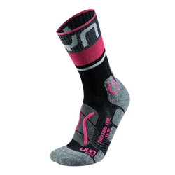 Outdoor Socken UYN Woman Trekking One Merino Socks Black/Pink