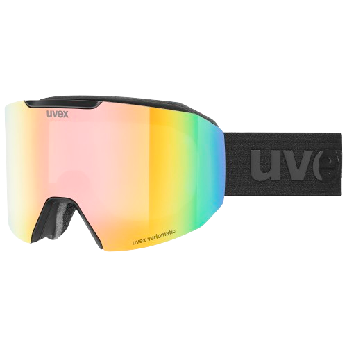 Brille Uvex Evidnt ATTRACT Small V Black Matt/Mirror Rainbow + spare lens - 2025/26