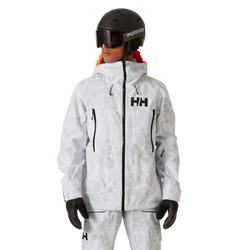 Ski jacket Helly Hansen Sogn Shell 2.0 Jacket Grey Fog Snow Camo Aop - 2024/25 