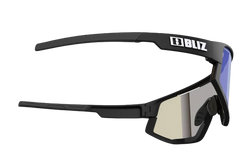Sonnenbrille BLIZ Vision Nano Photochromic Matt Black/Brown Blue Lenses 