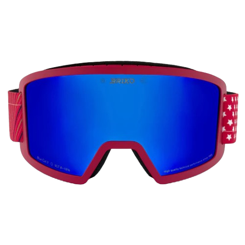 Brille Briko Frostbite USA Matt Red/Tanganora Blue - 2025/26