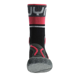 Outdoor Socken UYN Woman Trekking One Merino Socks Black/Pink